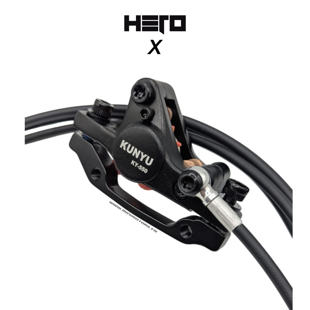 HERO X | ETRIER FREIN + DURITE ARRIERE