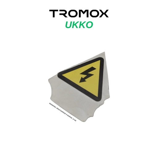 [TROMOX0474] UKKO | STICKER AVERTISSEMENT ÉLECTRIQUE