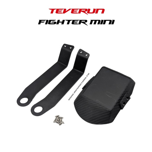 [TVR00235] TEVERUN FIGHTER MINI & ECO & PRO | SUPPORT PLAQUE D'IMMATRICULATION
